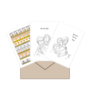 Kaartenbundel "familie" (3stuks)